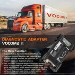 VOLVO VOCOM II INTERFAZ ORIGINAL CON ADAPTADORES - Imagen 3