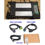 Escáner de diagnóstico VOCOM 2+ WIFI original con APCI PPT Tech Tool para excavadoras y camiones pesados ​​VOLVO.