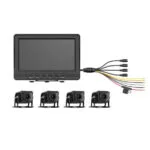 KIT SOLUCION MOVIL CON 4 CAMARAS Y MONITOR LCD Y CABLES - CAMIONES